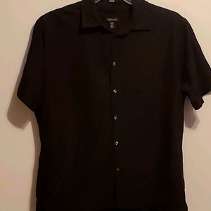 Van Heusen Men's Button Up Dress Shirt Size Large